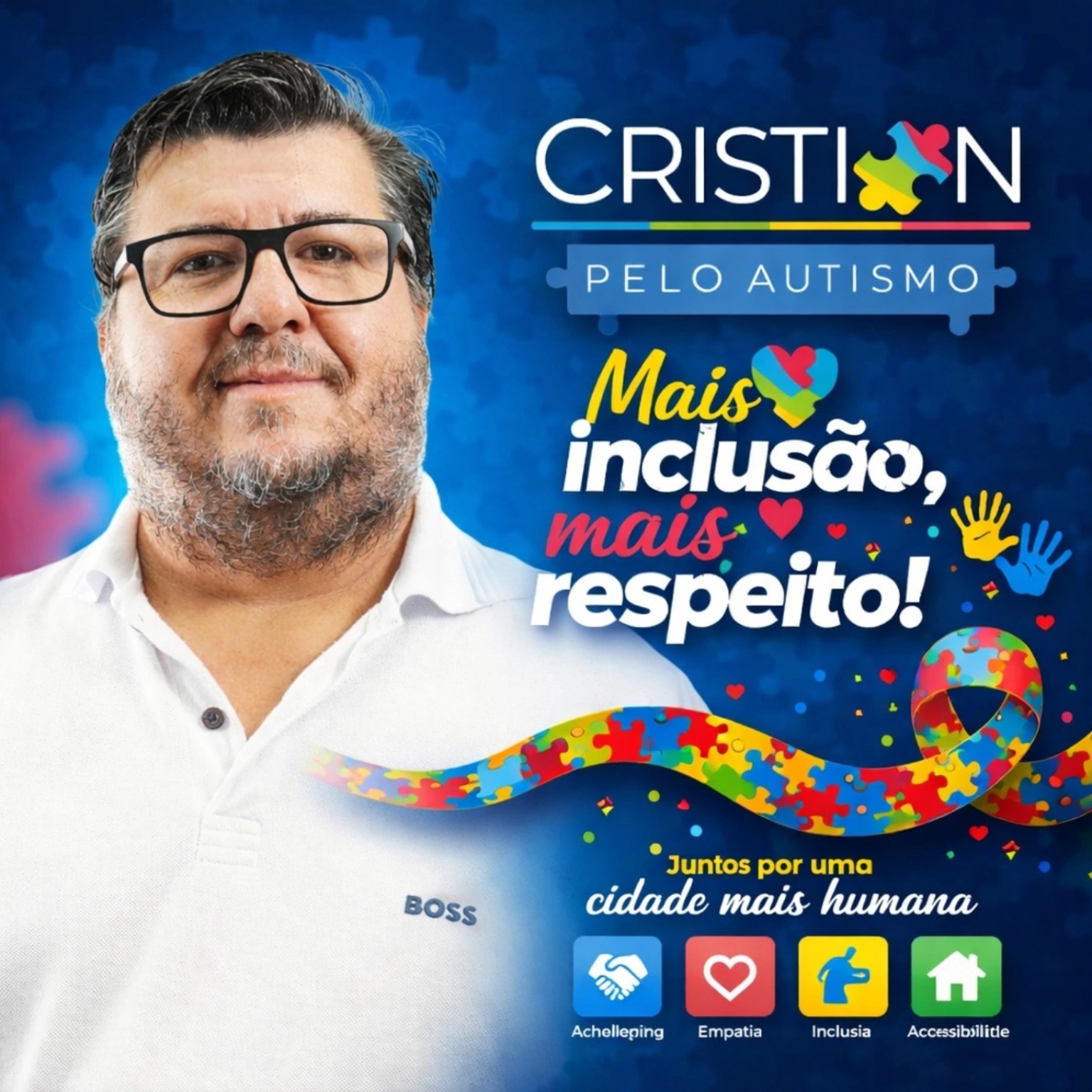 Cristian Pelo Autismo - Mais inclusão, mais respeito