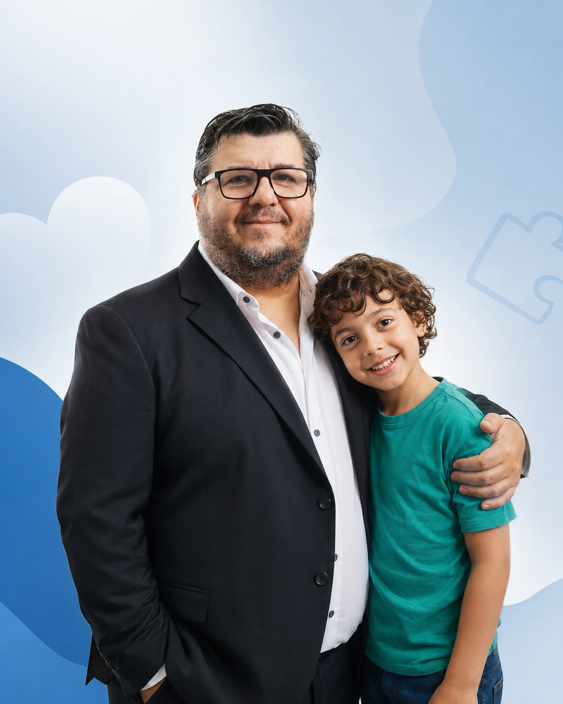 Cristian Marcelo Schibelsky com Lucas